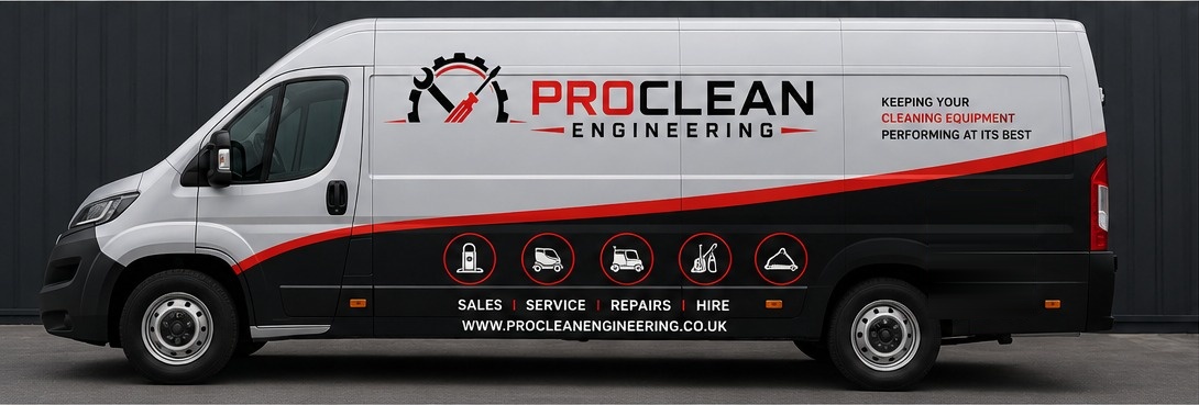 Side view of the Proclean Engineering Peugeot Boxer van